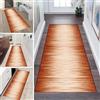 LUMIPAP Tappeto a passatoia per cucina e corridoio, antiscivolo, lavabile, per corridoio, lavanderia, 40 x 150 cm, colore: arancione