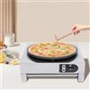 WSIKGHU 40 cm Elettrico Crepemaker Crepes 3000 Watt Piastra Crepemaker Crepes, rivestimento antiaderente, temperatura regolabile da 50 a 300 °C