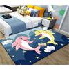 DOBOKS Tappetini antiscivolo striscianti Pad strisciante Cartone animato Cute Stitch Area Tappeto Tappeto per soggiorno Decorazione della camera da letto dei bambini Kid Play