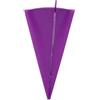 ASEANAO Sac à poche in silicone, riutilizzabili, per pasticceria, biscotti, torte, pasticceria, colore viola, 25,4 cm