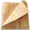 IMBALLAGGI ALIMENTARI PZ 1000 SACCHETTI IN CARTA ANTIGRASSO POLITENATA CM 16,5 X 19 MARRONE BROWN PER PIADINA PANINI HAMBURGER PIZZA E TOAST APERTA SU 2 LATI
