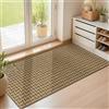 LEKEEPGO Zerbino Ingresso Interno 60x120cm, Tappeto Ingresso Interno Antiscivolo, Tappeti Lavabile, Tappetino Assorbente per Casa Porta, Entrata, Corridoio, Marrone