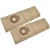 vhbw 10x sacchetto compatibile con WAP 450-1M, 850-11, Turbo XL aspirapolvere - 38cm x 22cm Marrone
