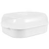 BESTYASH Vaporiera per Cucina Salutare e Leggera in Plastica Microonde con Coperchio e Vassoio come Kitchen Steamer per Microonde Steamer Grande Capacità
