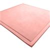 LEHOUR Tappeto di Velluto Corallo Ispessimento per bambino Coperta strisciante Tappeto Morbido Tatami Tappetino Antiscivolo(Rosa, 80 * 150CM)