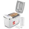 TZS First Austria - Macchina del Pane 850W - Per pane da 900g & 1350g - 14 Programmi automatici - Doratura regolabile, Timer & Funzione mantenimento calore