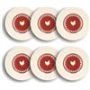 NOVASTYL - Set 6 piatti fondi gallina 20 cm in gres - 2614811