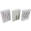 CNANRNANC 3 scatole decorative per libri con chiusura magnetica, perfette per organizzare oggetti essenziali in soggiorno o aree di lavoro