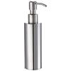 MroMax 1 dispenser di sapone liquido da 220 ml, in acciaio inox 304, per disinfettante per le mani, dispenser per sapone liquido, lozione, bottiglia per cucina e bagno, tipo A, color argento
