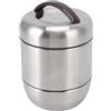 Naroote Scatola Portapranzo In Acciaio Inox Contenitore Per Il Pranzo In Acciaio Inox Box Umami Lunch Box Porta Pranzo Termico Caldo Contenitori Pranzo,1,5 L Cappa Porta Pranzo Multiuso