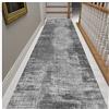 Siunwdiy Tappeto Passatoia Cucina Antiscivolo Lavabile Tappeti Runner Poliestere Grigio scuro Tappetino Cucina Soggiorno Corridoio Tappeti per Ingresso Interno Larghezza 40-140cm,Dark gray,40x200cm