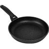 RISOLI' Risoli Padella BLACKplus® Alluminio PRESSOFUSO Antiaderente El Diamant Ultra Resistente FRYPAN Made Italy (32 CM)
