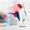 Wulimasun Lampada a luce rossa, 300 W, lampada a infrarossi per terapia, con base e timer per uso domestico, per persone con dolori articolari e muscolari