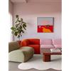 RugVista Olga, Tappeto per interni ed esterni, Moderni, 160 x 230 cm, Pelo medio, Porch, Lavabile solo a mano, Resistente ai raggi UV, Bianco