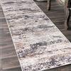 Mazovia Tappeto - Passatappeti Moderni - Pelo Corto, Morbido - Per Ingresso, Ingresso Camera, Da Letto, Cucina, Corridoio - Motivo Astratto - Collezione Portland - Grigio Beige 2-60 x 125 cm