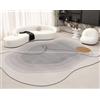 BZFAOEV Tappeto Moderno Forma Irregolare Artistico Antiscivolo - Design Minimal per Soggiorno Camera Guardaroba Salotto Contemporaneo 120x160cm