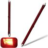 Generico Lampadina Alogena R7S 254mm 1000W, Lampada Alogena 1000W Dimmerabile, Lampadine Infrarossi Riscaldante R7S, 1000Lm, COB Lineare Luce, Fascio 360°,Risparmio Energetico, Nessuno Sfarfallio, 2 Pezzi