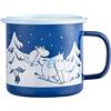 Muurla Moomin | Natale | Tazza smaltata | Notte stellata | 0,37 L