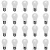 Aiwerttes 20 lampadine LED 3W E27 A50 con attacco a vite bianco caldo 3000K per matrimoni, Halloween, festa di Natale, non dimmerabile