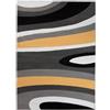 Mazovia Tappeto Salotto Moderne e Classico Pelo Corto - Tappeti Soggiorno Turchi Originali - Tappeti Camera da Letto - Tappeti Salotto Grandi Dimensioni - Grigio Giallo 180 x 250 cm