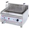 Ristoattrezzature Friggitrice Elettrica Singola Vasca, Professionale in Acciaio Inox - con Rubinetto di Scarico - 30 Litri, Capacità Olio 23 Litri - 220 Volt