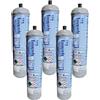 Termoidraulica RV 5 bombole CO2 monouso da 600 gr. e290 per acqua frizzante