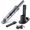 Genius Invictus One A28110 - Aspirapolvere a mano (8 pezzi), massima potenza nel formato manuale, senza sacchetto e senza filo, con potenza di aspirazione da 90 Watt, colore antracite, taglia unica