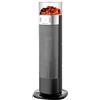 Melchioni Family FIREPLACE NEW Termoventilatore 2000W con Display LED Touch | Funzione Swing, Ventilazione e Riscaldamento, Telecomando, Effetto Legna Ardente, Protezione Antiribaltamento