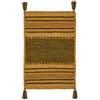 Pierre Tappeti Tappeto ANTIQUE-KILIM verde tessuto a mano in cotone e ciniglia cm.120x180