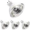 DLEDMOP MR16 Lampadina Alogena 24V 50W 20W 35W GU5.3 MR16 Luce Lampadine Alogene Copertura in Vetro per Lampada Da Scrivania Luce A Binario(4PCS / 35W)