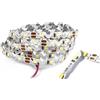 TOT ELECTRIC Striscia led curvabile 12V smd 2835 5 metri strip adesiva pieghevole per creare insegne angoli curve lettere (Luce Bianca fredda)
