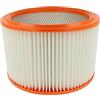 vhbw filtro a lamelle compatibile con Nilfisk - Alto Attix 761-21 XC, 763-2M ED, 961-01, 963-21 ED XC, 965 aspiratore a umido/a secco