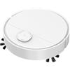 BlesConi Aspirapolvere robot intelligente con potente aspirazione, ricarica di tipo C, panno lavabile e navigazione intelligente per rimuovere efficacemente peli di animali domestici e sporco (bianco)