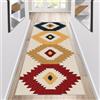 Siunwdiy Tappeto Corridoio Antiscivolo Tappeto da Cucina Lavabile 60x200cm Multicolore Tappeto Passatoia Motivi geometrici Tappeti Runner per Corridoio Tappeto Runner Lungo per Cucina