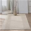 the carpet Santo Plus - Tappeto per soggiorno e camera da letto, di alta qualità, facile da pulire e durevole, design moderno, adatto anche per esterni, beige, 240 x 340 cm
