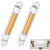 Dvnoua Lampadina R7S LED 118mm Dimmerabile, 30W Equivalente a 300W Alogena, Lampada R7S LED Bianco Freddo 6000K 3000LM, Nessun Sfarfallio, Illuminazione 360°, 2 Pezzi