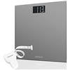 Cecotec Bilancia da Bagno Digitale Surface Precision 9200 Healthy. Piattaforma in acciaio inossidabile Antimpronta, Schermo LCD invertito, Capacità massima di 180kg, Metro a nastro