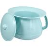 HAPINARY 1 Pc padella sputacchiera in plastica orinatoi ospedalieri per uomini vaso da notte addensato padella anziana vasetto di urina per adulti padella di plastica pp Blue Riutilizzabile