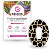 Diasticker | Cerotto per sensore Dexcom G6 (5 pezzi, Savanna) | Impermeabile - Delicato sulla pelle - Traspirante - Forte tenuta | Cerotto autoadesivo, fissaggio a sensore