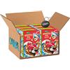 CAIYA 6X Valfrutta Triangolini Succhi di Frutta per Bambini al gusto di Pesca 100% Naturale, Scatola 8x100ml [CAIYA® BOX da 6 Confezioni]