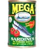 Mega Sardine in salsa di pomodoro, 155 g