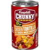 Chunky Campbell's Zuppa grossa, zuppa di tortilla di pollo con pollo alla griglia di carne bianca, lattina da 20 once