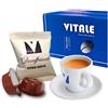 Vitale Caffè CIALDE Capsule CAFFE Compatibili Lavazza A Modo Mio - Vitale Caffè miscela DECAFFEINATO 50 pz