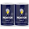 Morton Sale semplice, multiuso, non iodato, perfetto per cucinare e usare sale da tavola, (740 ml), confezione da 2