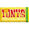 Tony's Chocolonely Fair Trade Milk Chocolate Bar with Almond, Honey and Nougat 180g