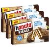 CAIYA 3X Ferrero - Hanuta Riegel 172,5 g - Wafer al Cacao Ripieno di Crema al Latte e alle Nocciole