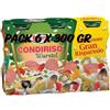 Generico Condimento CondiRiso Wurstel °° Pack 6 Barattoli da 300 gr Vetro