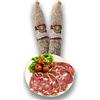 Sicilia Bedda - Salumi Sant'Angelo di Brolo IGP - Salame al Pistacchio - Salame Nostrano - Salsiccia al Pistacchio - ALTISSIMA QUALITA' (Salame Siciliano Nostrano ( Gr. 270 - 300))