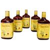 SCEN Amaro Svedese, Ricetta Originale di Maria Treben, 5 x 700 ml | Formato Extra da 700 ml per bottiglia. Prodotto in Italia, 35% vol., con estratti idroalcolici di erbe selezionate.