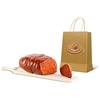 Moretti® Nduja Calabrese Di Spilinga In Orva Da 2,5 kg Sottovuoto In Budello Naturale Salame Spalmabile di Puro Suino In Regalo Tagliere In Legno Coltello E Ricettario